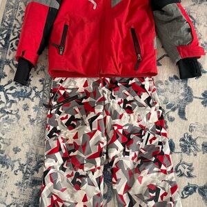 Spyder Black and Red Ski Jacket & Pants